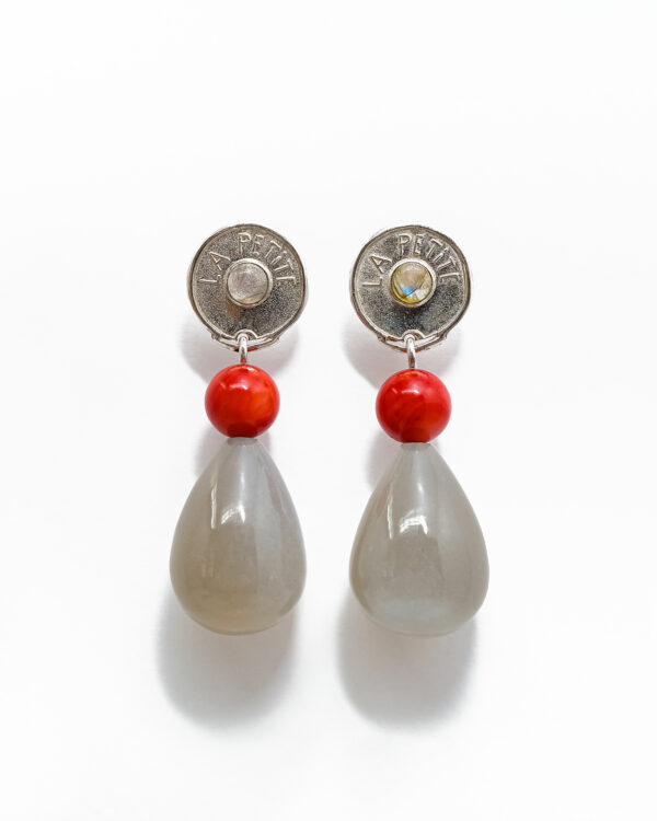 Boucles d'oreille pierre de Lune