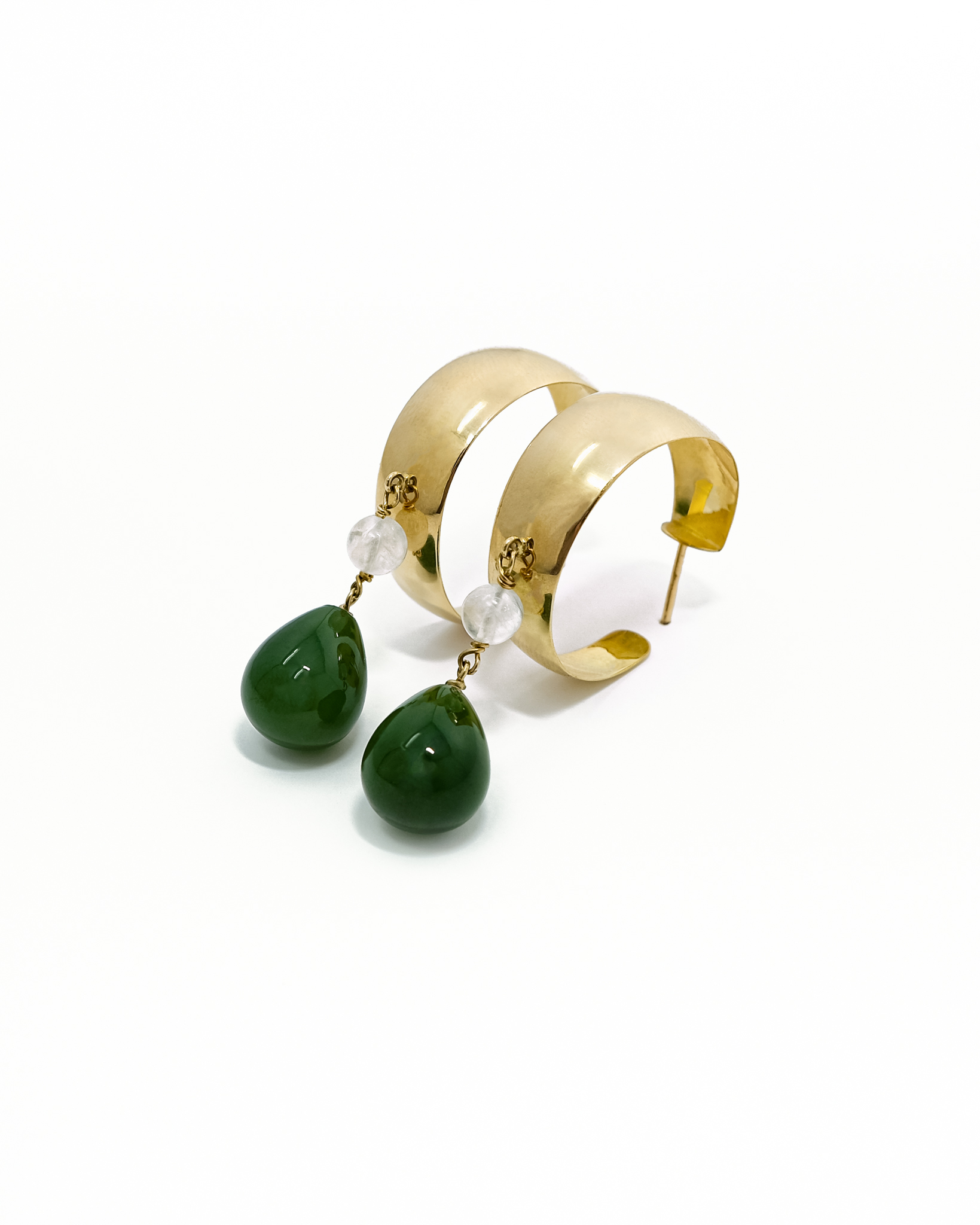 Boucles d’oreille Jade